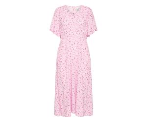 ICHI Robe d’été 'ICHVera' rose / rose / blanc, Taille 34