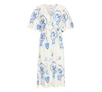 ICHI Robe d’été 'Lucie' bleu / vert / blanc, Taille 38