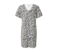 ICHI Robe 'IH ZEBRA' noir / blanc, Taille 40