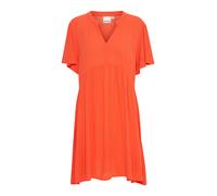 ICHI Robe 'IHMarrakech' rouge orangé, Taille 38