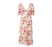 ICHI Robe 'MARGOT' crème / jaune d'or / rose / lie de vin, Taille 36