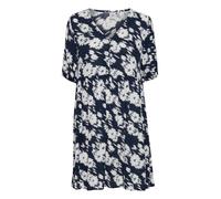 ICHI Robe 'MARRAKECH' marine / blanc, Taille 36