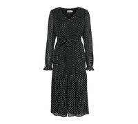 ICHI Robe 'NELLA' noir / blanc, Taille 36