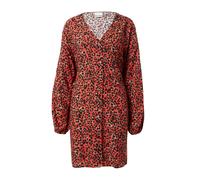 ICHI Robe 'VERA' beige / chamois / rouge clair / noir, Taille 34