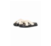 Ichi - Sandales élégantes Oxford Tan - Femme - Chaussures - Beige - Taille: 36 EU