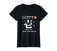 « Ichi Signifie 1 » T-Shirt Graphique avec Valeur