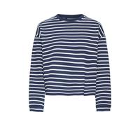 ICHI Sweat-shirt 'BASMA ' marine / blanc, Taille M