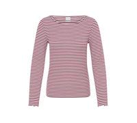 ICHI T-shirt 'IHCELLA' bordeaux / blanc, Taille L