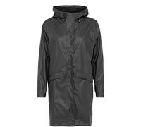 ICHI Tazi Ja - Imperméable - Parka - À Capuche - Manches Longues - Femme - Noir (black 10001) - 40 (taille fabricant: M)