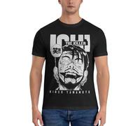 Ichi-The-Killer-T-Shirt-Plus-Size-t-Shirts-Men-Graphic-t-Shirts-Mens-Plain Black XXL