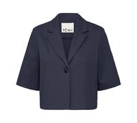 Ichi - Veste Blazer Courte Total Eclipse - Femme - Vestes - Bleu - Taille: 42 FR