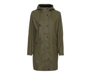 Ichi - Veste Élégante avec Capuche Ajustable - Femme - Manteaux - Vert - Taille: 44 FR