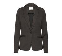 Ichi - Veste Jacquard Herringbone Noir Marron - Femme - Vestes - Brun - Taille: 36 FR