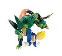 Ichibansho Figure Dragon Ball Z - Vegeta vs Cell (Dragon History II) Statue de collection Moment ravible