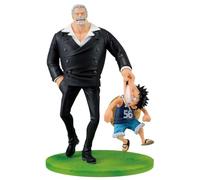 ICHIBANSHO FIGURE - One Piece - Monkey D. Luffy & Monkey D. GARP (Road to Down), Bandai Spirits Revible Moment Statue de Collection