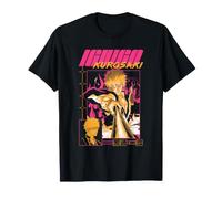 Ichigo Kurosaki Neon Outline Collage Anime T-Shirt