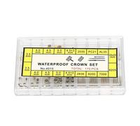 Ichiias Watch Stem Extender Crowns Accessory Repair Kit d'outils de Remplacement avec boîte