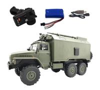 Ichlovdu RTR Camion militaire RC 2,4 G B36 Ural 1:16 6WD véhicule tout-terrain Simulation Crawler Camion télécommandé Camion militaire Fonction d'escalade
