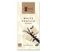 iChoc White Vanilla 80g | Chocolat vegan (Lot de 10)