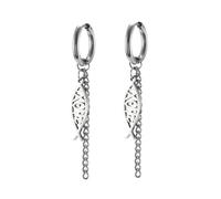 Ichthus Boucles d'oreilles poisson Ichthus Croix Boucles d'oreilles Christian Jésus Poisson Boucles d'oreilles Bijoux Religieux Symboles Chrétiens Accessoires Cadeau pour Femmes, m, Acier inoxydable,