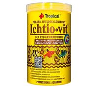 Tropical ICHTIO-VIT 1000ml / 200g - Nourriture Multi-ingrédients pour Poisson d'aquarium en Flocons