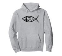 Ichtys Jésus - Symbole - Chrétien - Poisson - Ichthys4m3 Sweat à Capuche