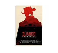 ICHU Django Unchained Movie Art (2) Poster décoratif sur toile murale et image d'art moderne pour chambre à coucher 60 x 90 cm