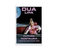ICHU Future Nostalgia - Dua Lipa - Poster décoratif sur toile, affiche murale et image d'art moderne pour décoration de chambre à coucher, 60 x 90 cm