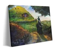 ICHU Gandalf - Poster décoratif sur toile Le Seigneur des Anneaux - Décoration murale moderne pour chambre à coucher - 20 x 30 cm