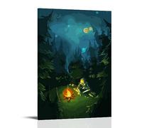 ICHU Outer Wilds Fanart Poster décoratif sur toile et image d'art moderne pour chambre à coucher 20 x 30 cm