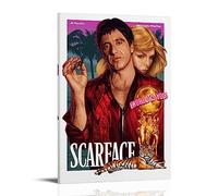 ICHU Scarface - Affiche décorative sur toile - Décoration murale moderne pour chambre à coucher - 40 x 60 cm