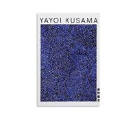 ICHU Yayoi Kusama - Poster décoratif sur toile bleu infini et image d'art moderne pour chambre à coucher (40 x 60 cm)