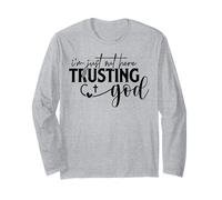 Ici, Confiance, Dieu, chrétiens, Hommes et Femmes, reconnaissants Manche Longue