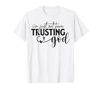 Ici, Confiance, Dieu, chrétiens, Hommes et Femmes, reconnaissants T-Shirt