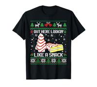 Ici, on dirait Une collation, Debbie Cakes, Funny Ugly Xmas T-Shirt
