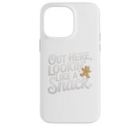 Ici, on dirait Une collation, Un Pain d'épice de Noël Amusant Coque pour iPhone 14 Pro Max