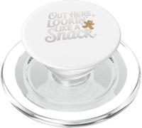 Ici, on dirait Une collation, Un Pain d'épice de Noël Amusant PopSockets PopGrip pour MagSafe