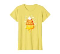 Ici pour Les Amateurs de Bonbons et de friandises d'halloween T-Shirt, Femme, Citron, XXL