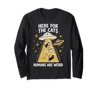 Ici pour Les Chats, Les Humains sont bizarres et drôles Manche Longue