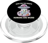 Ici pour Les Moutons, Les Humains sont d'étranges Amoureux PopSockets PopGrip pour MagSafe