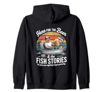 Ici pour The Beer and The Fish Stories Fishing Sweat à Capuche