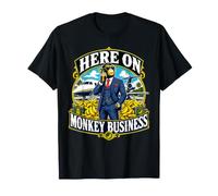 Ici sur Monkey Business Rich Ape Fancy Suit Bananas and Jet T-Shirt