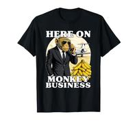 Ici sur Monkey Business Rich Ape Fancy Suit Bananas and Jet T-Shirt