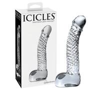Icicles No. 61 - Hérissé, pénis en verre (transparent)