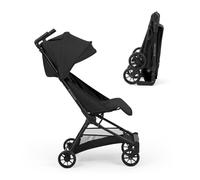 Ickle Bubba Pisces Poussette ultra compacte - Poussette de voyage légère de la naissance à 22 kg, poussette facile à plier avec inclinaison, pare-soleil UPF 50+, repose-mollet réglable et panneau de