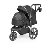 Ickle Bubba Venus Jogger Pro Prime, Poussette 3 Roues Tout-terrain, De la Naissance à 22 kg, avec Cocon Nouveau-né, Porte-gobelet et Organisateur (Minuit)