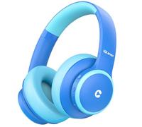iClever BTH26 Casque à Réduction Active du Bruit pour Enfants | SafeSound Tech 3.1, 60 Heures de Temps de Lecture, Charge Rapide TypeC, Bluetooth 5.4, les voyages en avion