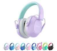 iClever EM01 Casque Anti Bruit Enfant Protection Auditive SNR 29dB Autisme | Taille Ajustable pour Tous les Âges, Pliable&Confortable, pour Concerts, Feux d'Artifice, Hypersensibilité