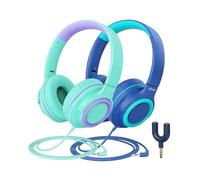 iClever HS22 Casque Audio Enfants Filaire avec répartiteur pour Partage
