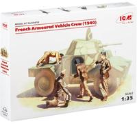 ICM Kit de modélisme plastique 035615 – Équipage français de véhicules blindés 1/35 (1940, WWII)